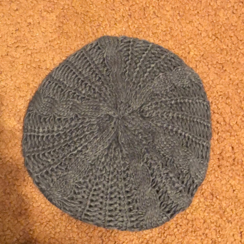 Beautiful Grey Beret Style Hat